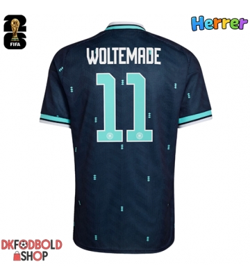 Tyskland Nick Woltemade #11 Udebanetrøje VM 2026 Kort ærmer